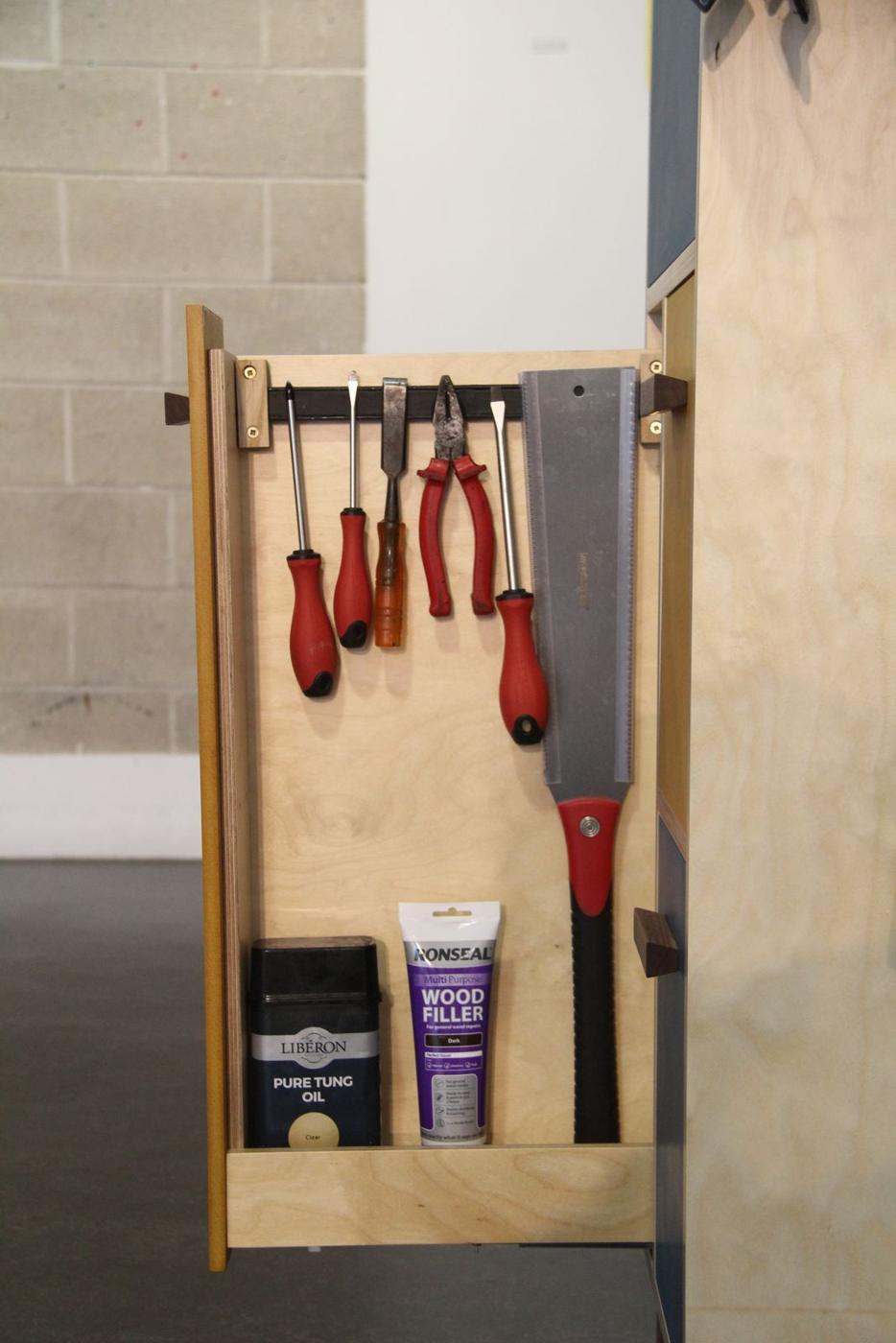 Tall tool drawer